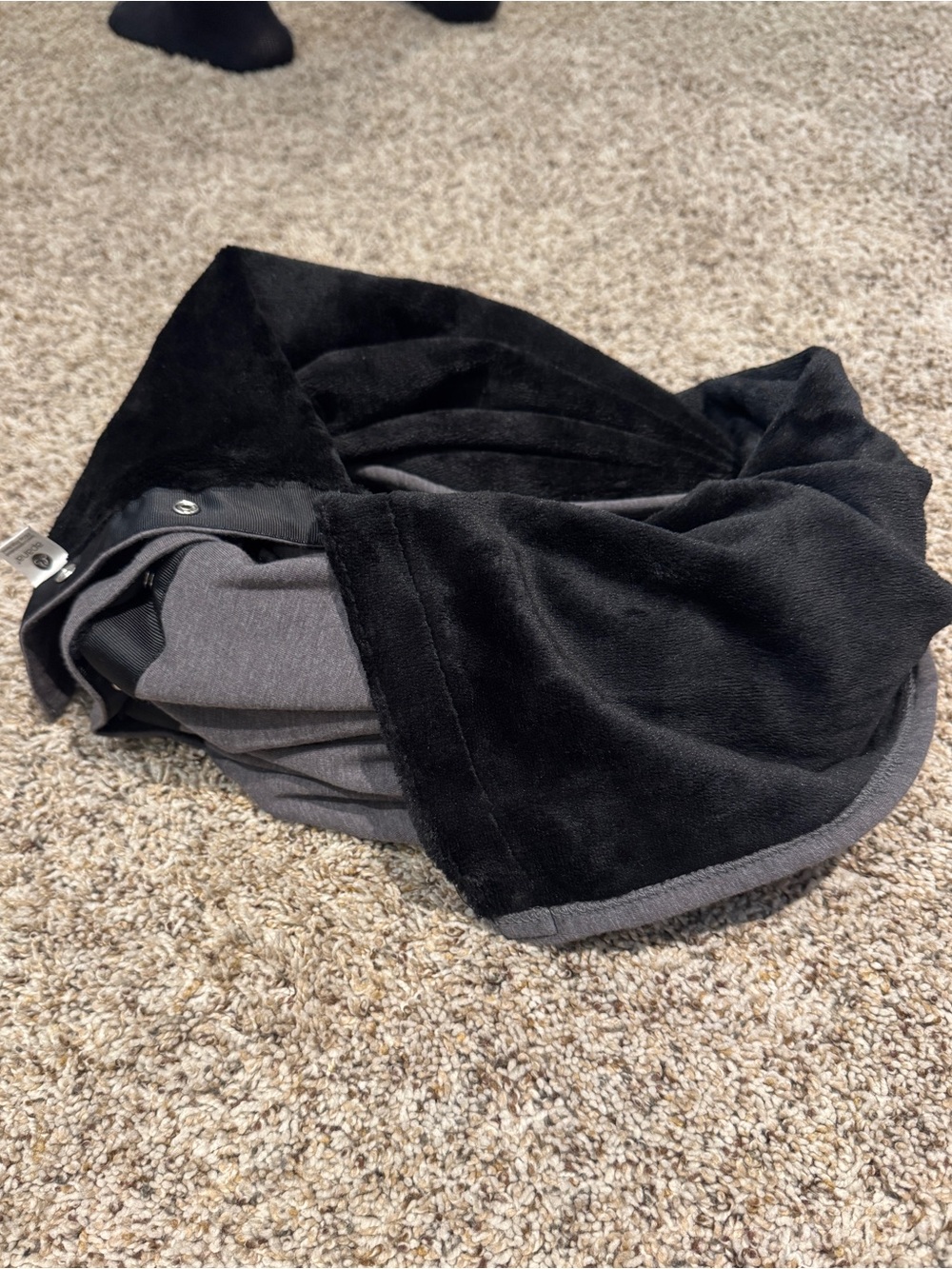 Plush Snap Wrap Scarf